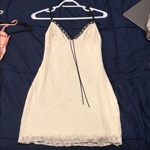 Princess Polly Cream Lace Dress